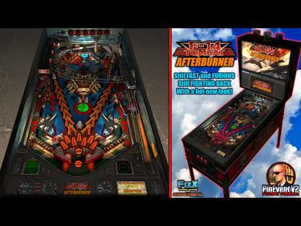 F-14 Tomcat AFTERBURNER : All new big 2.0 update! The fastest pinball in the skies! video thumbnail