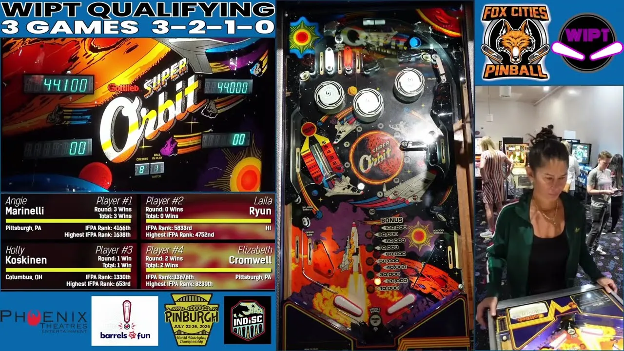 WOMEN'S INTERNATIONAL PINBALL TOURNAMENT (WIPT) 2026 - QUALIFYING ROUNDS 1-3 video thumbnail