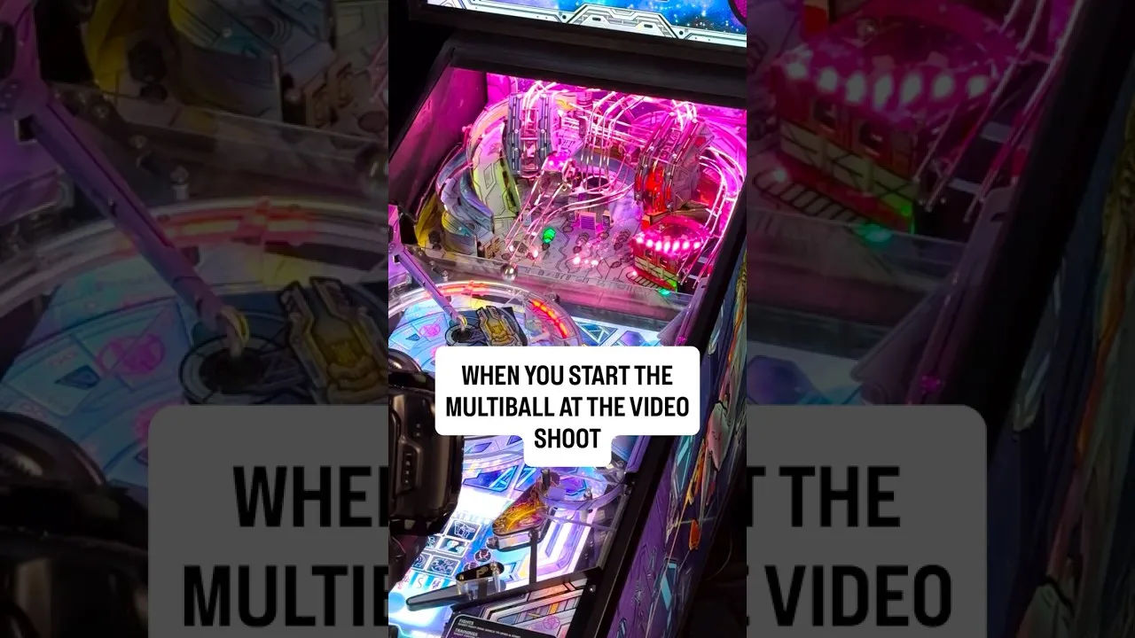 Yeah, baby! Wait till you see this in person (Stephen and the multiball start!) #pinball #endersgame video thumbnail