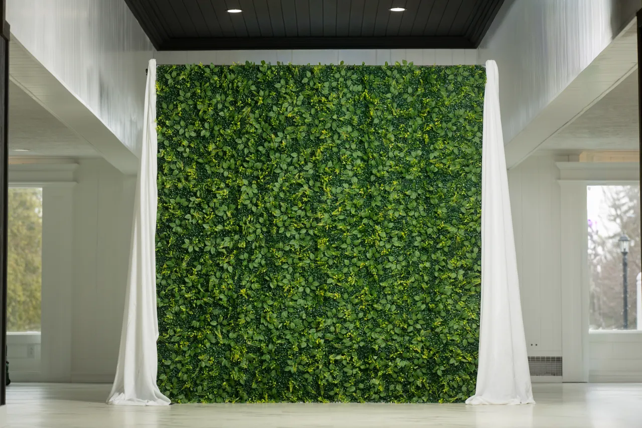 Hedge Over Heels flower wall