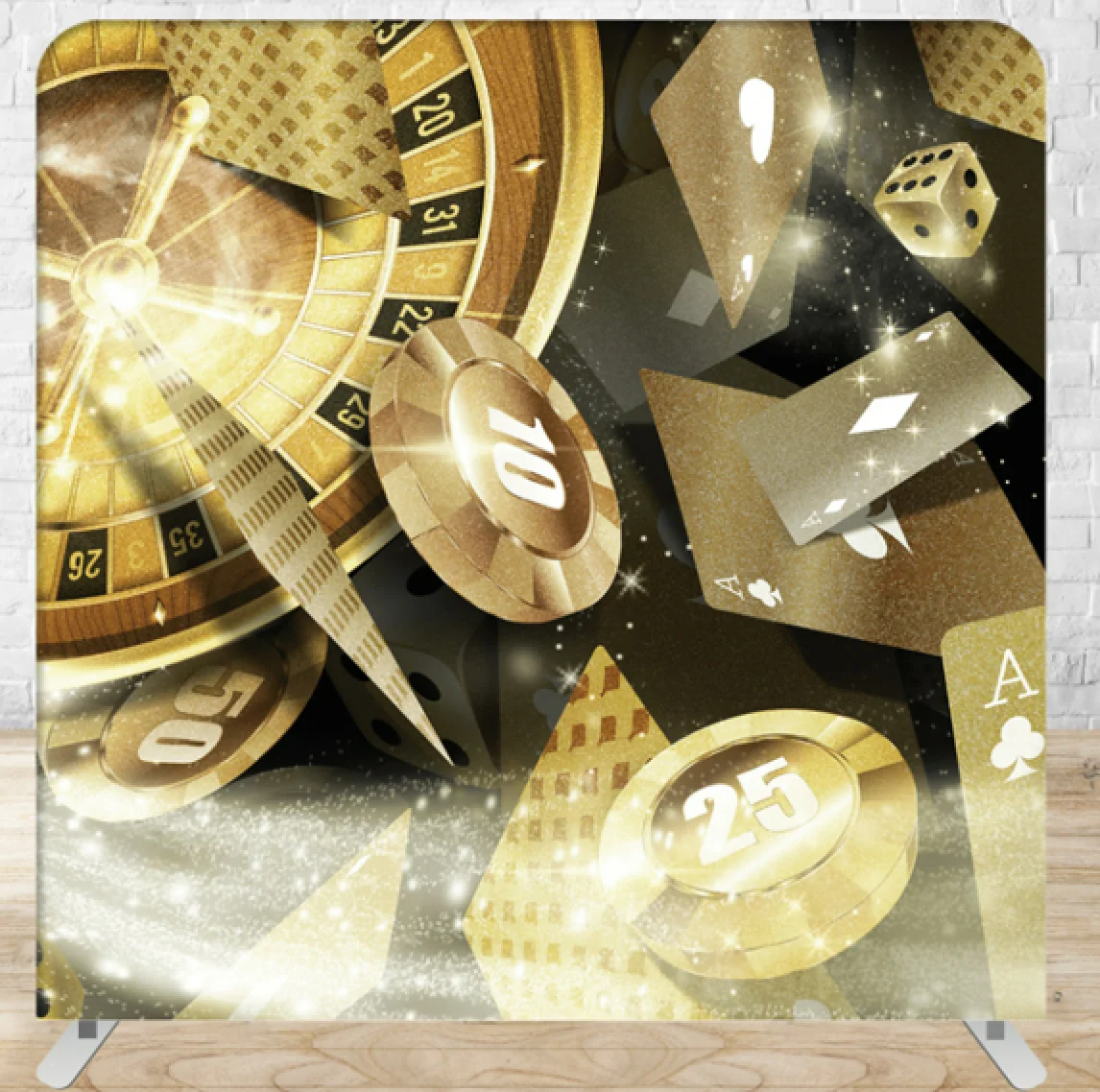 Bet Big premium tension fabric backdrop rental