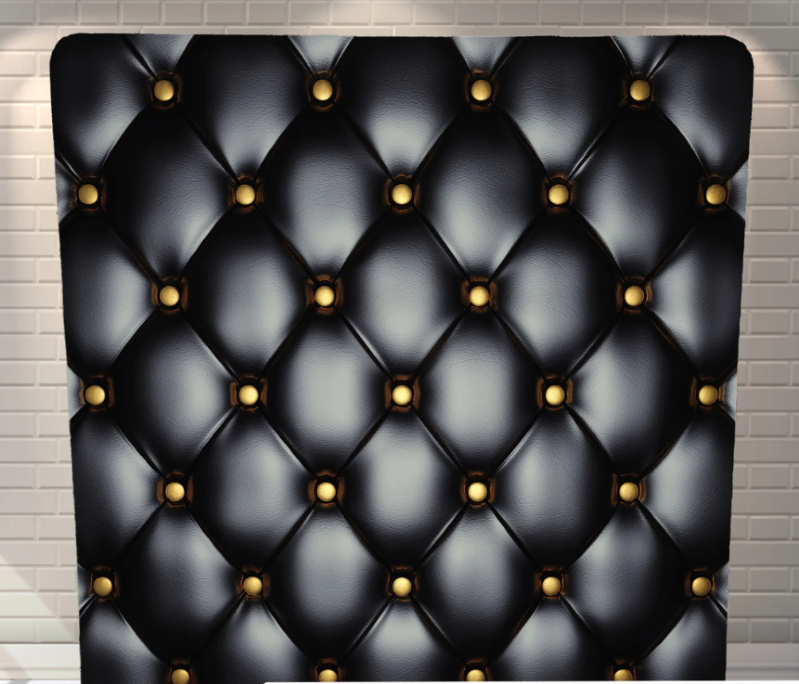 Black Leather premium tension fabric backdrop rental