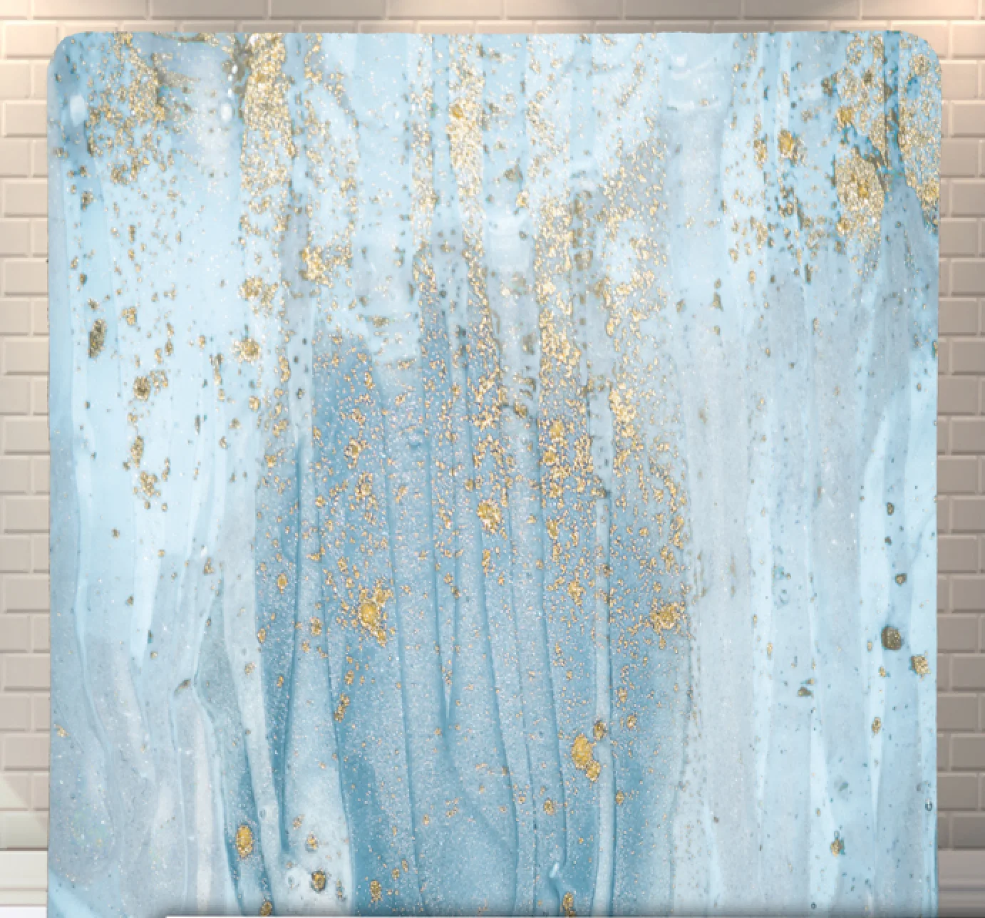 Luxury Marble Swirl premium tension fabric backdrop rental