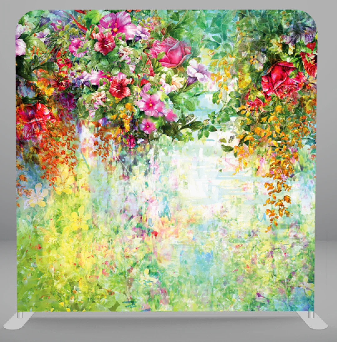 Fairy Tale Spring premium tension fabric backdrop rental