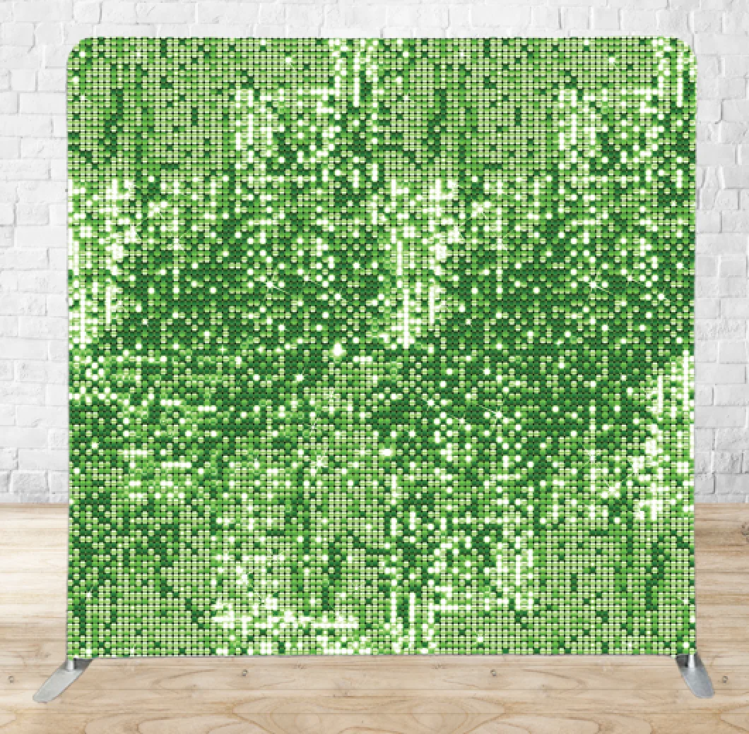 Spring Green premium tension fabric backdrop rental