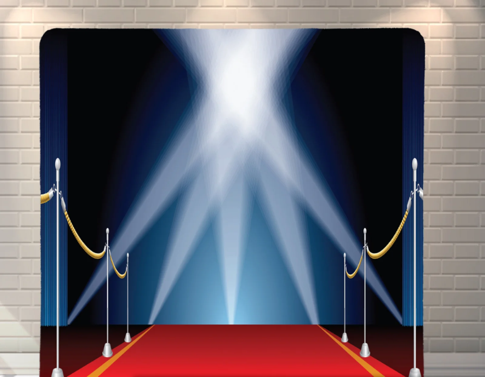 Own The Red Carpet premium tension fabric backdrop rental