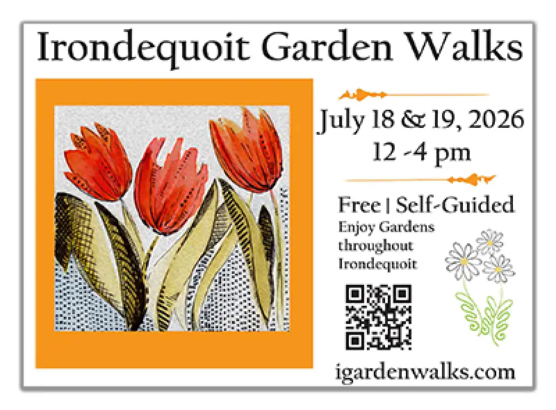 2026 Irondequoit Garden Walk map booklet