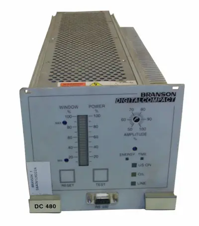 Branson DC480 40:0.8 Power Supply Repairs