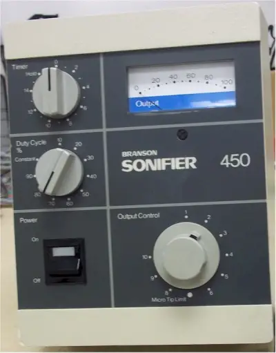 Branson Sonifier 450 Repairs