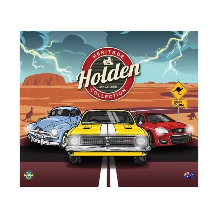 Holden Heritage Pinball playfield artwork preview