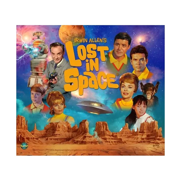 Lost In Space Pinball playfield artwork preview