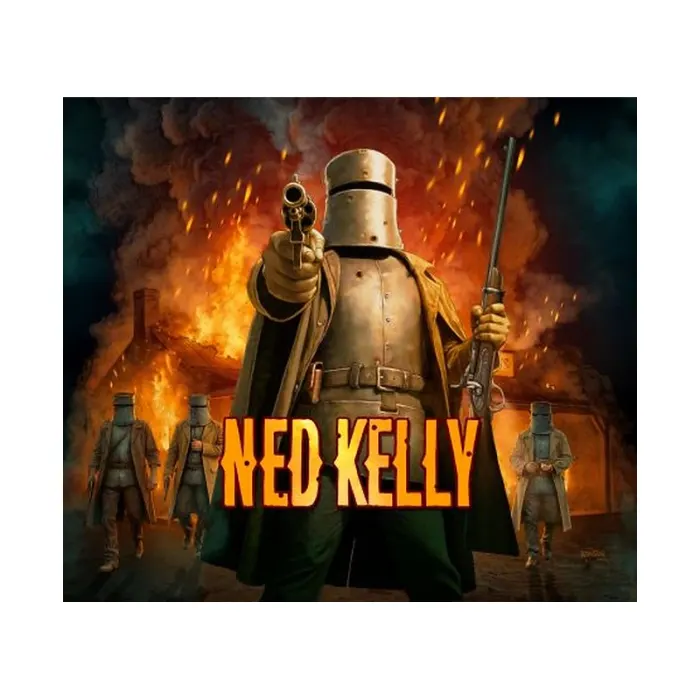 Ned Kelly Pinball playfield artwork preview