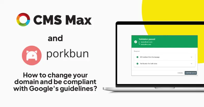 How to change your domain and be compliant with Google's guidelines?