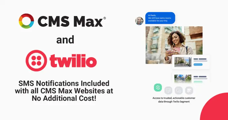 Introducing Twilio Integration on CMS Max Websites: Connect, Communicate, Convert!