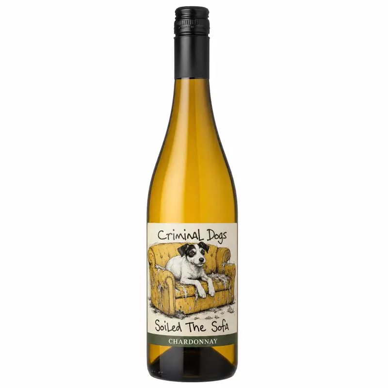 Criminal Dogs Soiled The Sofa Chardonnay 750ml