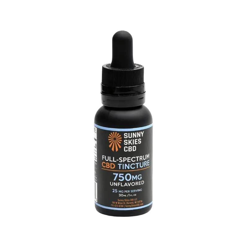 Sunny Skies Full Spectrum CBD Tincture - 750mg