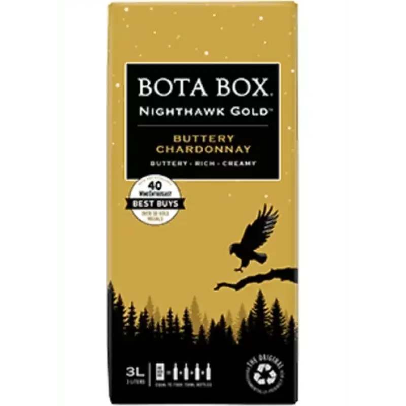 Bota Box Nighthawk Gold Buttery Chardonnay 3L