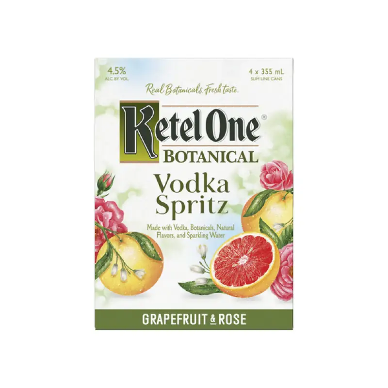 Ketel One Botanical Grapefruit & Rose Vodka Spritz 750ml