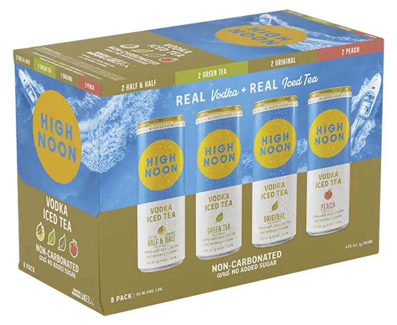 High Noon Vodka Iced Tea Variety 8 Pack 8 x 355ml