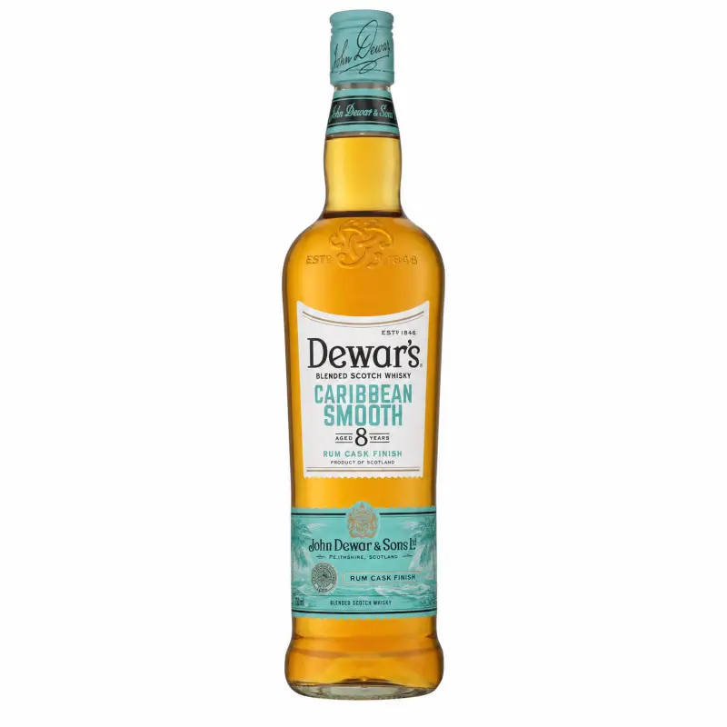 Dewar's Caribbean Smooth 8 Year Old Blended Scotch Whisky 750ml