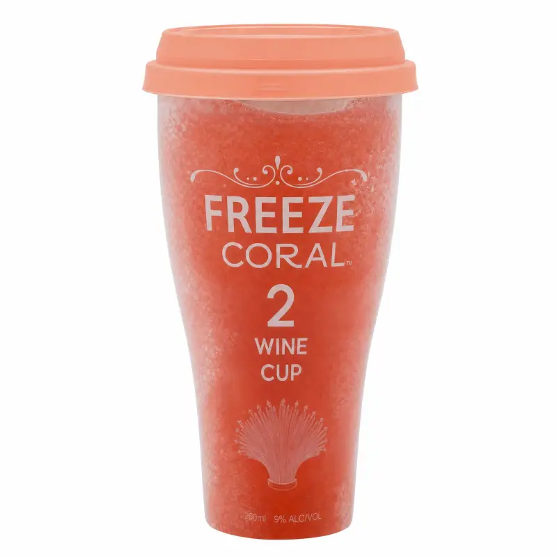 FREEZE CORAL 2 WINE CUP