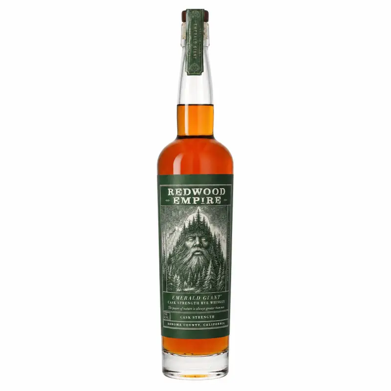 Redwood Empire Emerald Giant Cask Strength Rye Whiskey 750ml