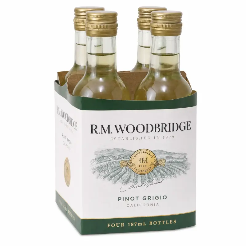 R.M. Woodbridge Pinot Grigio 187ml 4pk