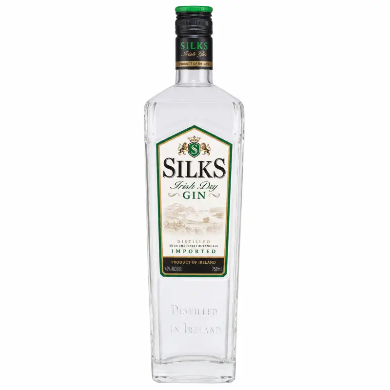 Silks Irish Dry Gin 750ml