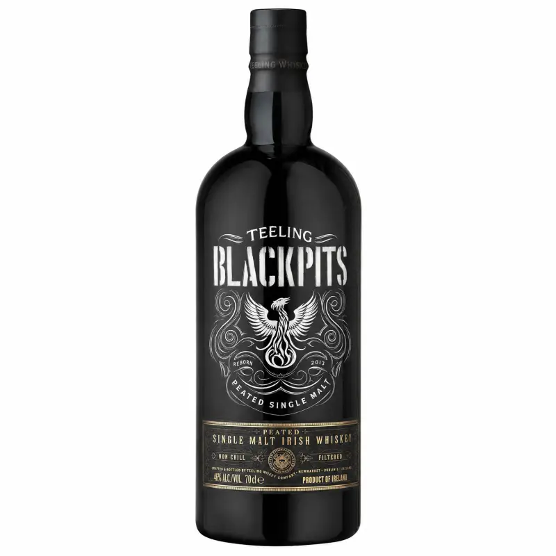 Teeling Blackpitts Peated Single Malt Irish Whiskey 750ml