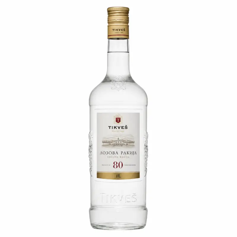 Tikves Lozova Rakija 80 1L