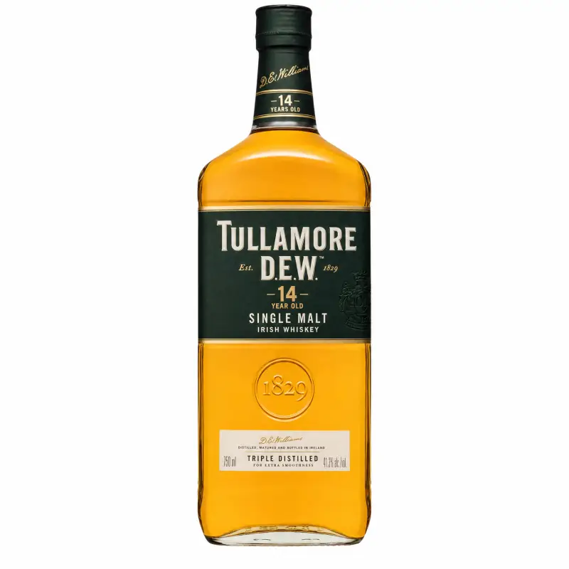 Tullamore D.E.W. 14 Year Old Single Malt Irish Whiskey 750ml