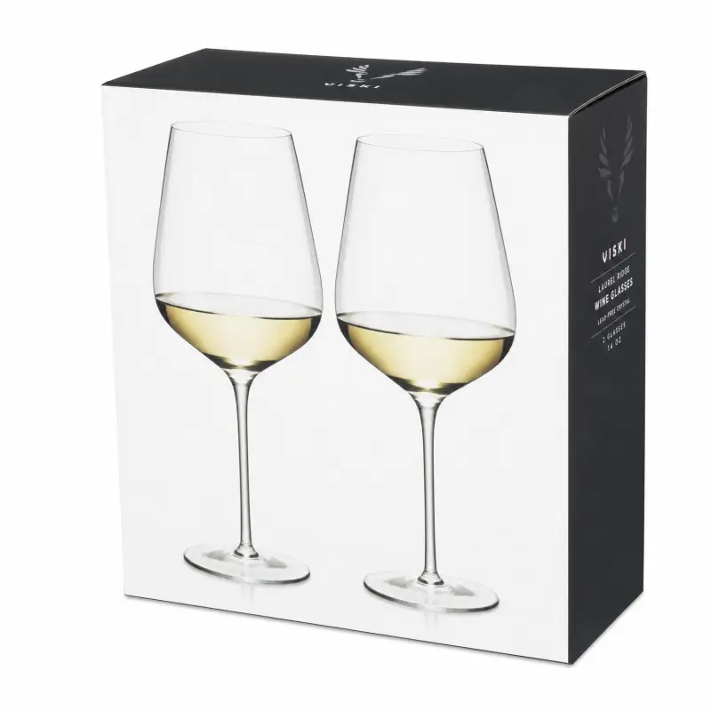 VISKI LAUR RD WINE GLASS 2PK