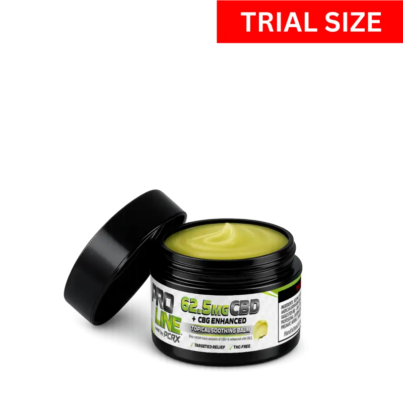 Topical Soothing Balm • 62.5 mg CBD + CBG (Trial Size)