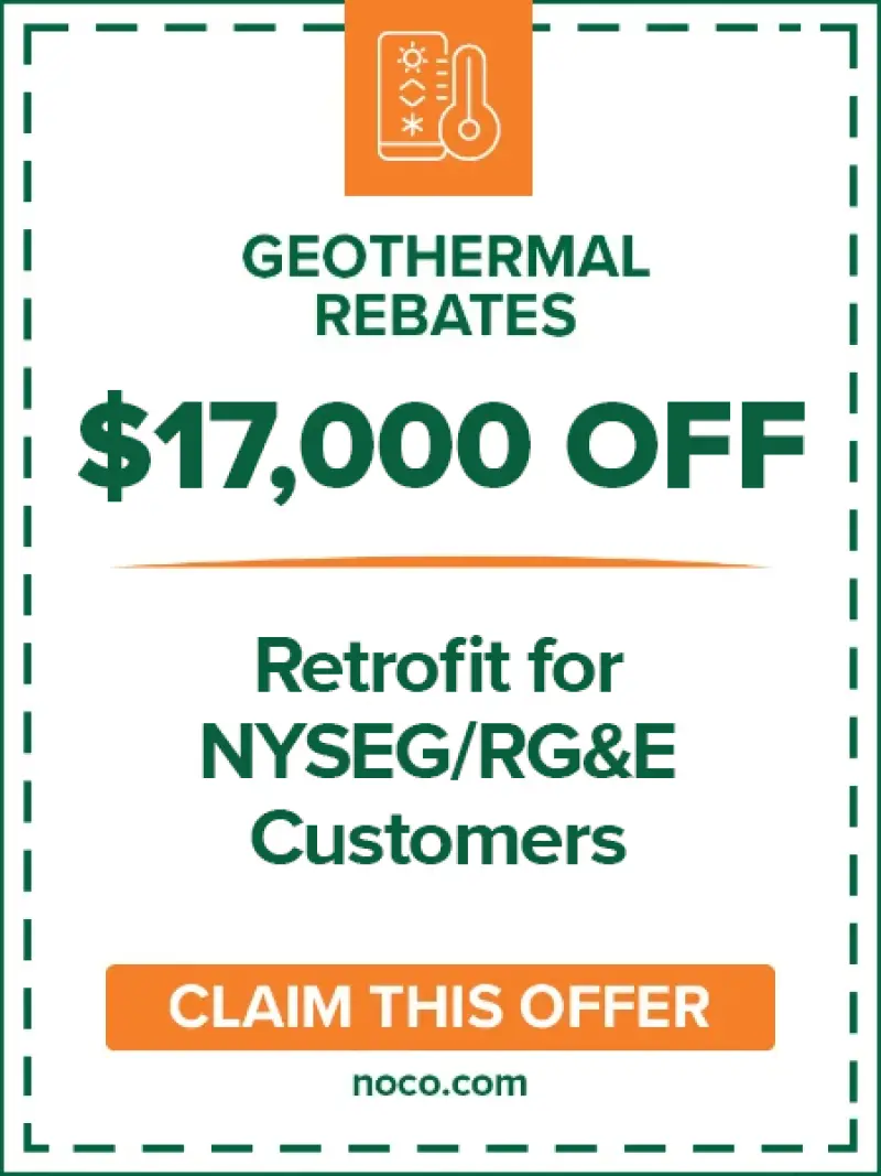 $17,000 off geothermal retrofit for NYSEG/RGE customers
