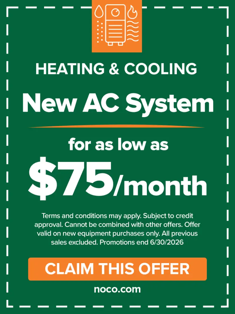 New AC from $75/month coupon
