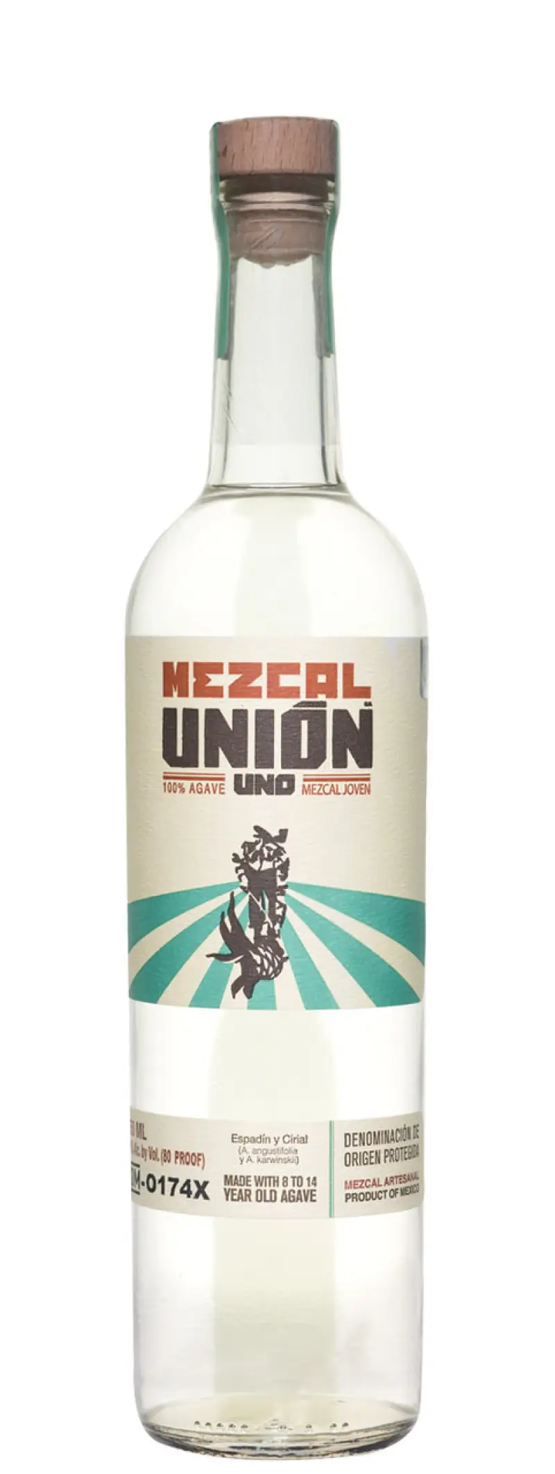 Mezcal Unión Uno Joven 750ml