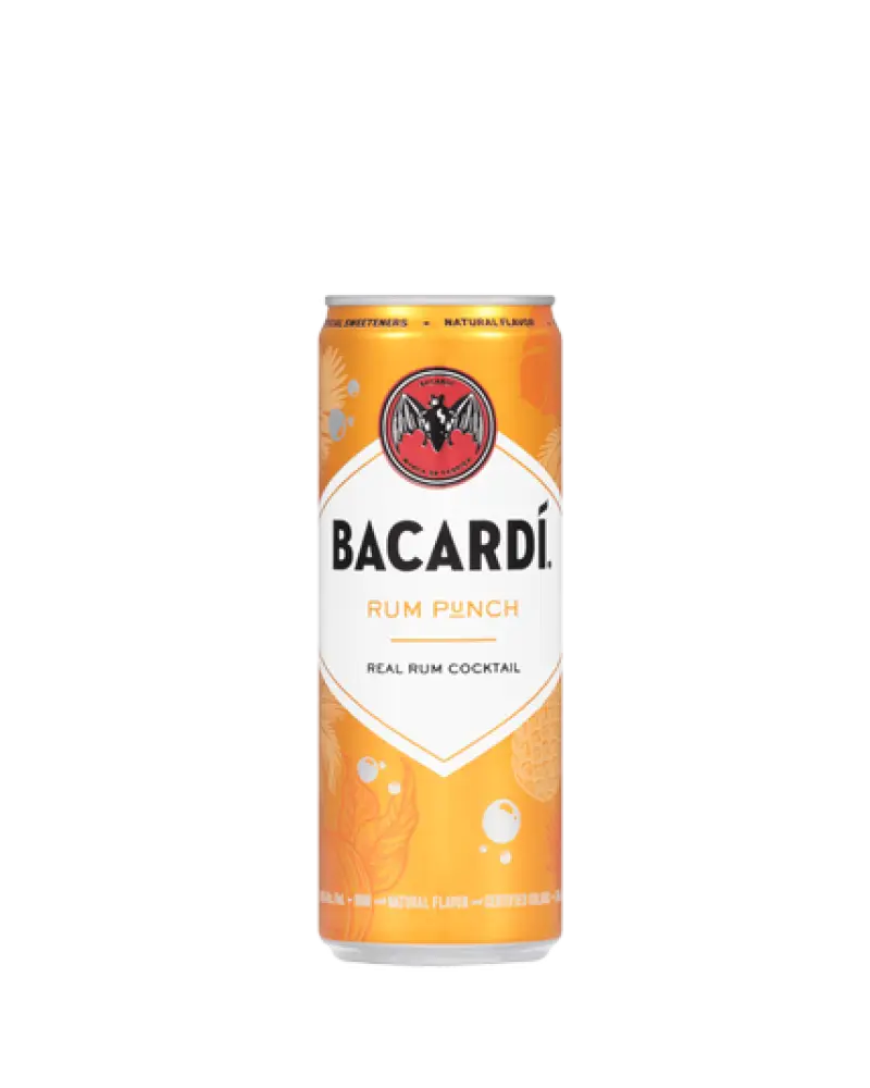 Bacardi Rum Punch Canned Cocktail 4 x 355ml