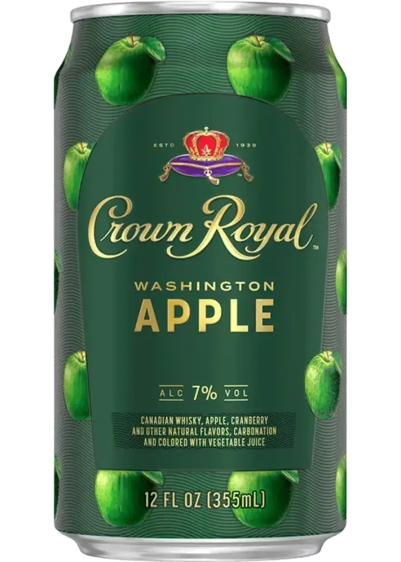 Crown Royal Washington Apple Canadian Whisky Cocktail 4pk 12oz Cans