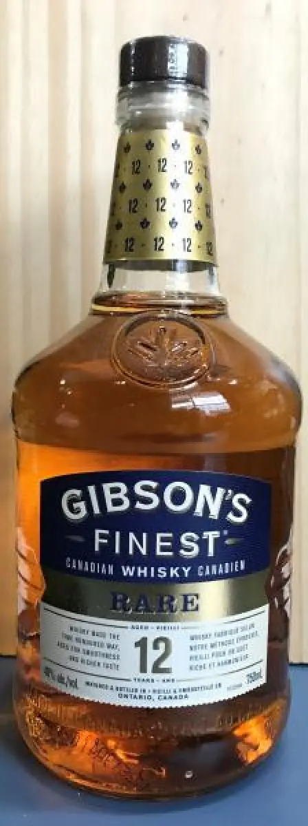Gibson's Finest Gold 12 Year Old Canadian Whisky 750ml