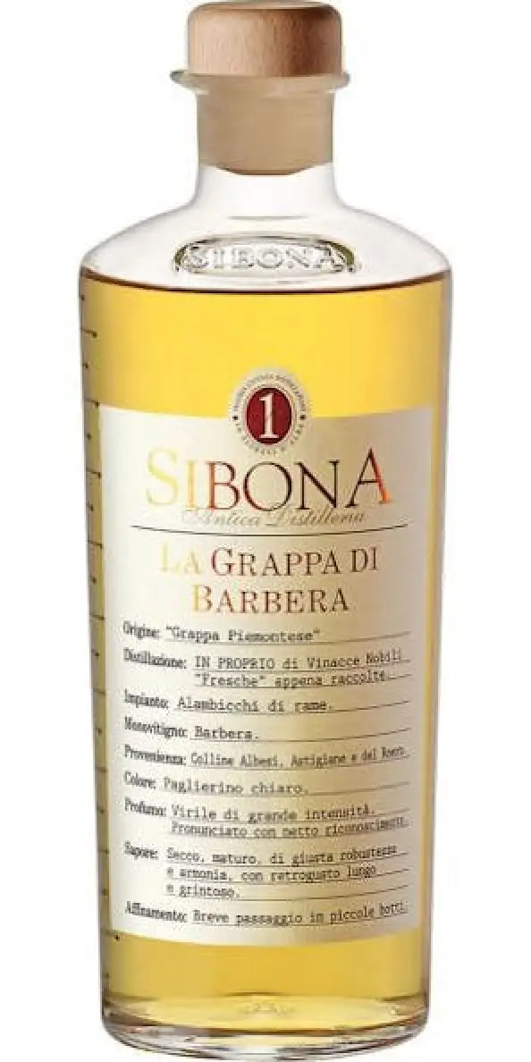 Sibona La Grappa di Barbera 500ml