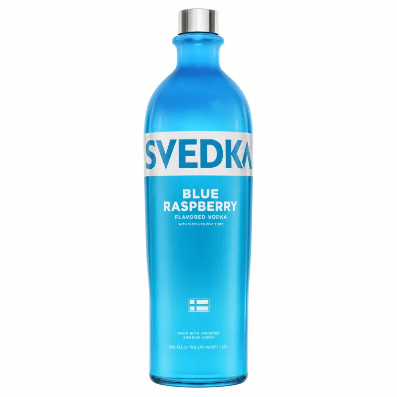 Svedka Blue Raspberry Flavored Vodka 1.75L