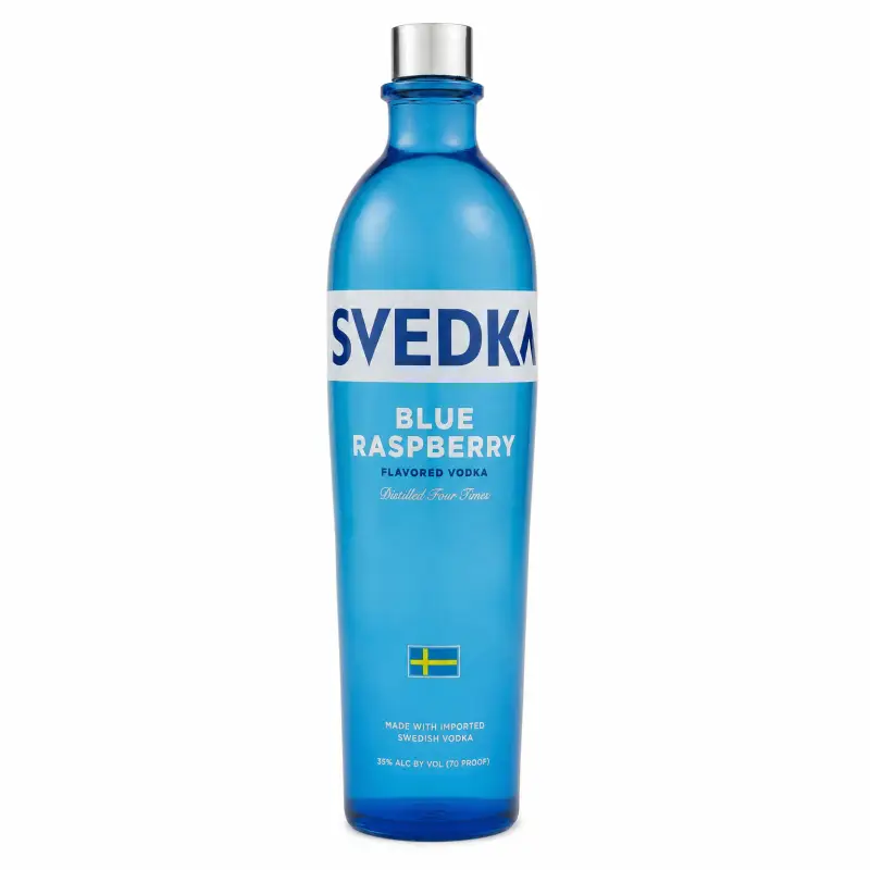 Svedka Blue Raspberry Flavored Vodka 1L
