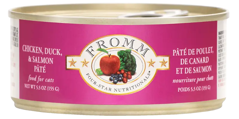 Fromm Cat 4.5oz chik,duck,salm