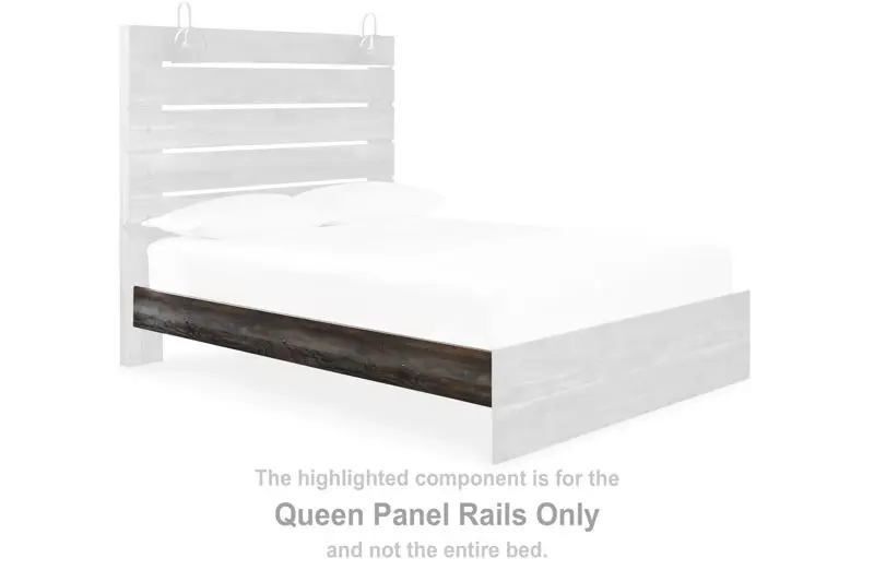Drystan - Queen Panel Rails - Brown / Beige