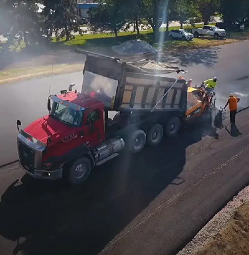 Commercial paving project in Henrietta NY