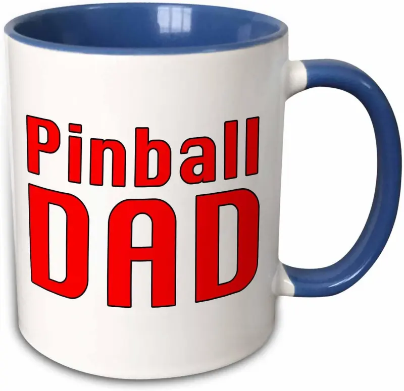 Pinball Dad Two-Tone Mug