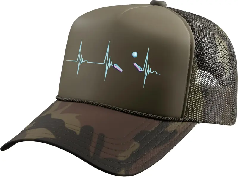Pinball Heartbeat Trucker Hat