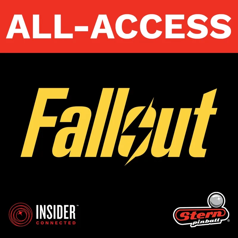 Official All-Access Fallout by Stern Pinball teaser graphic
