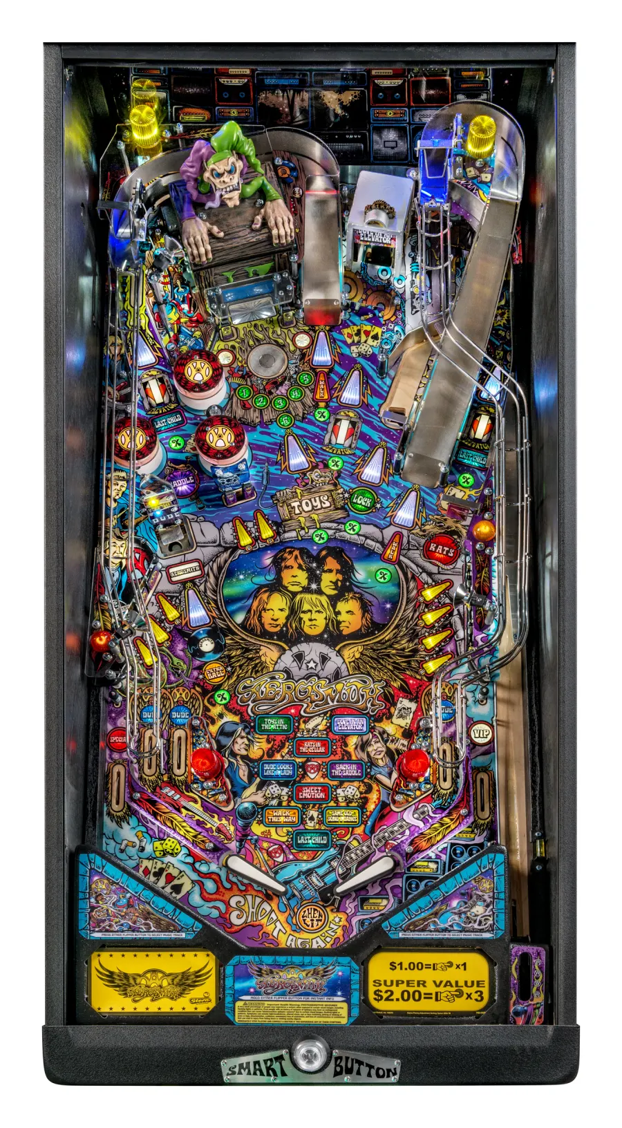 Aerosmith playfield artwork preview