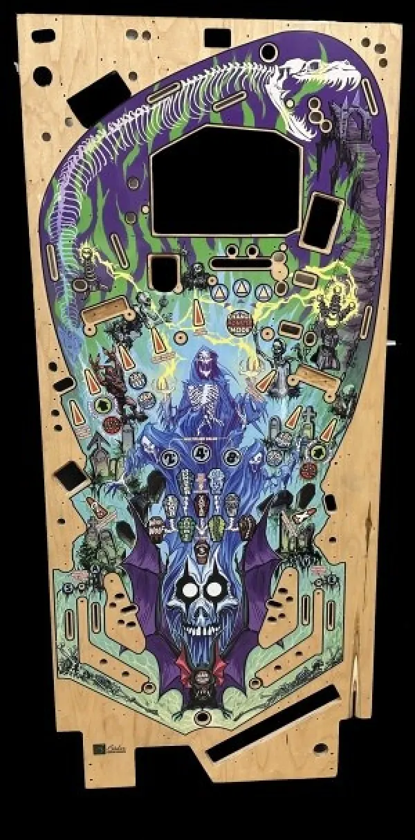 Alice Cooper's Nightmare Castle playfield artwork preview